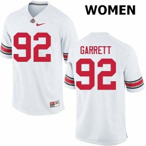 NCAA Ohio State Buckeyes Women's #92 Haskell Garrett White Nike Football College Jersey KPP3845EQ